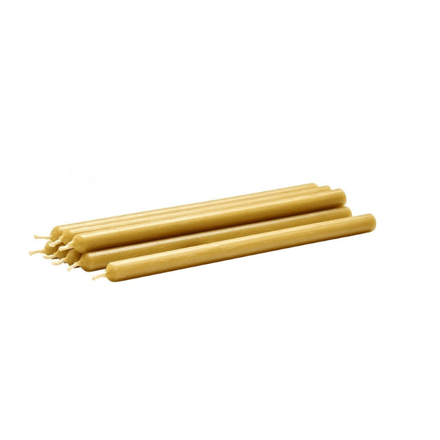 Kerzen im 8er Set Ø 1,3 cm - Stoff Nagel