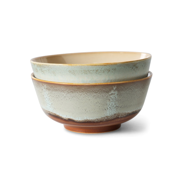 Schüsseln 2er-Set Verge - 70s Ceramics - HK Living