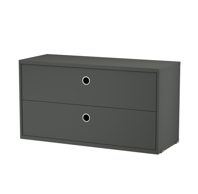 Schrank mit Schubladen 78x30cm - String Furniture