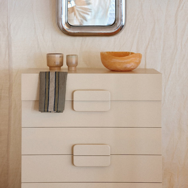 Schubladenschrank Spacious Drawer Cream (80x40,5x98 cm) - HK Living