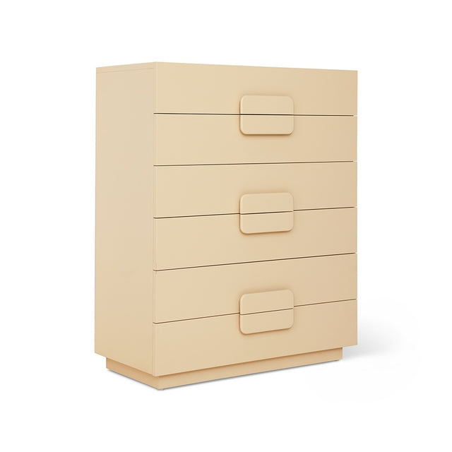 Schubladenschrank Spacious Drawer Cream (80x40,5x98 cm) - HK Living