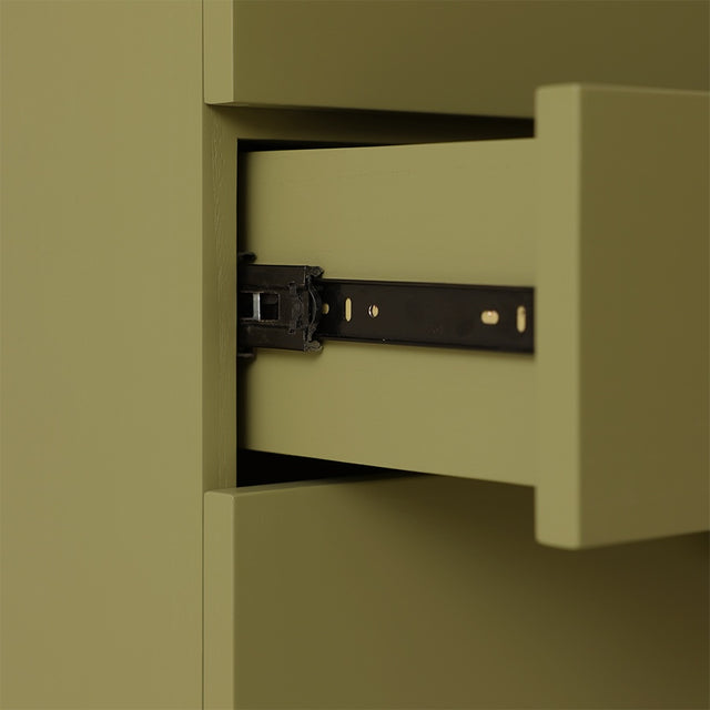 Schubladenschrank Spacious Drawer army green (80x40,5x98 cm) - HK Living