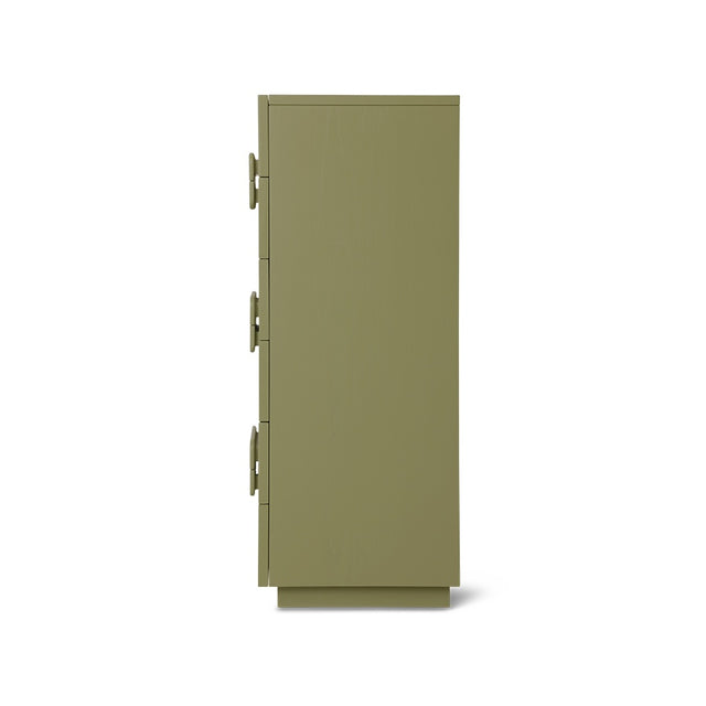 Schubladenschrank Spacious Drawer army green (80x40,5x98 cm) - HK Living