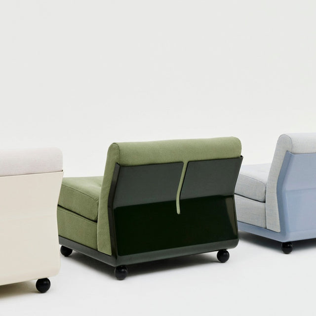Sessel Amanta Gestell Bottle Green - HAY