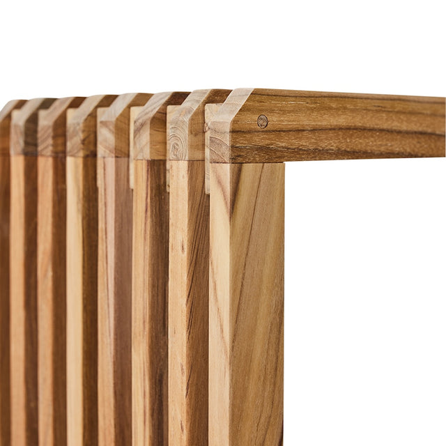 Slatted Bench XL Teak Moderne Bank 180x27 - HK Living