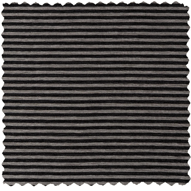 Sofa Rodeo 2,5 Sitzer gestreift schwarz/grau - Be Pure Home