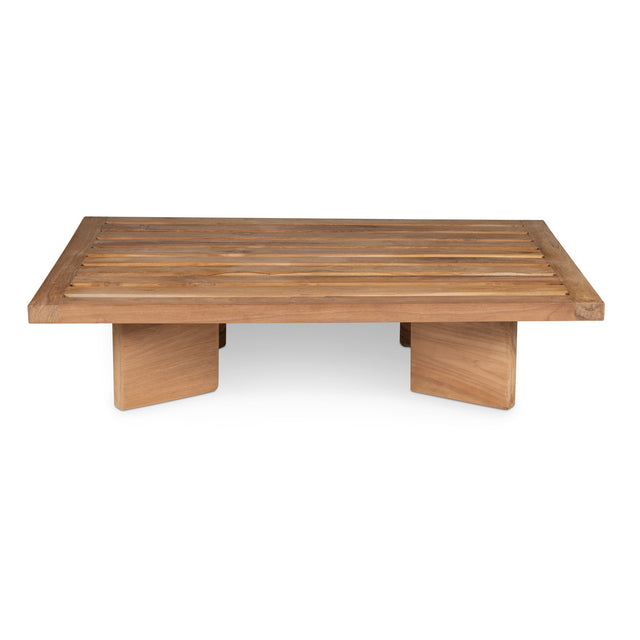 Outdoor Couchtisch Lounge Teakholz 90cm - Detjer