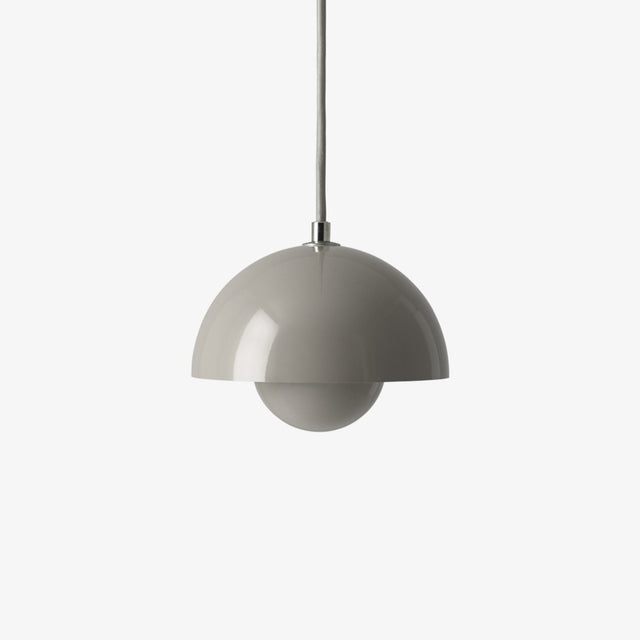 VP10 Flowerpot Pendelleuchte Grau Beige - &Tradition