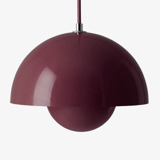 VP1 Flowerpot Pendelleuchte Dark Plum - &Tradition