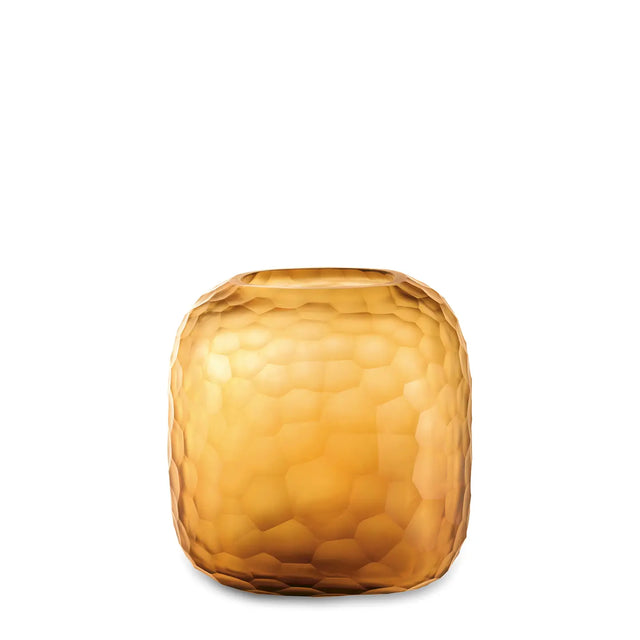 Vase Somba M Clear/Gold  H 20 - Guaxs