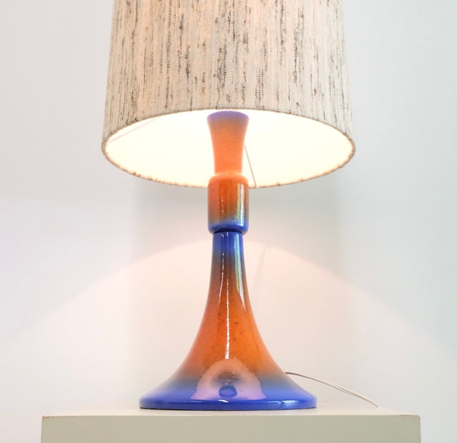 Vintage mid-century table lamp L Egon Hillebrand