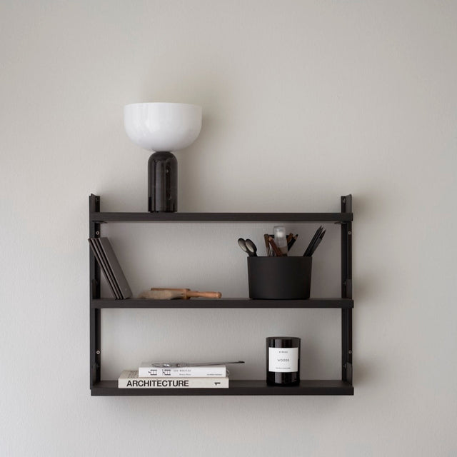Wandregal Tea Shelf Schwarz - New Works