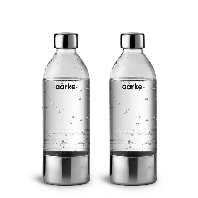 Aarke PET-Wasserflaschen 1 Liter im 2er-Set, gratis im Starter-Set enthalten
