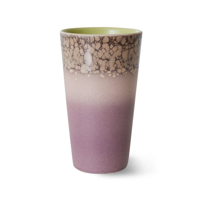 Latte macchiato mug 70s Ceramics - HK Living