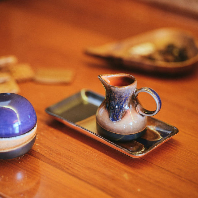 Set of 2 small trays 70s Ceramics - HK Living