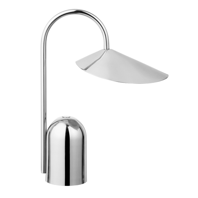 Akkuleuchte Arum Chrom - ferm LIVING