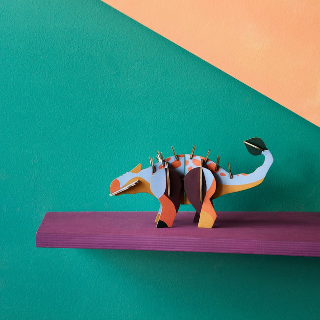 Ankyl Dino 3D-Pappmodell aus Recyclingkarton - Studio Roof