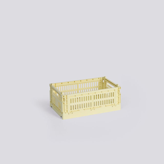 Aufbewahrungsbox Colour Crate Small, Light Yellow - HAY