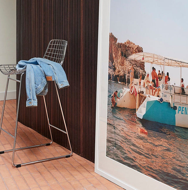 Barhocker Metall Wire Chrom - HK Living