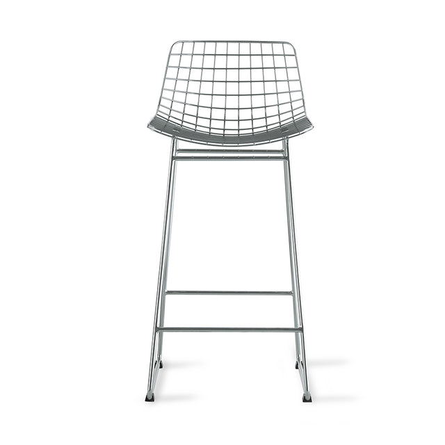 Barhocker Metall Wire Chrom - HK Living