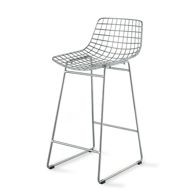 Barhocker Metall Wire Chrom - HK Living - DesignWe.Love