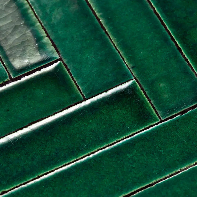 Fliesentisch Grade Grün von House Doctor - Beistelltisch Detail der Fliesen