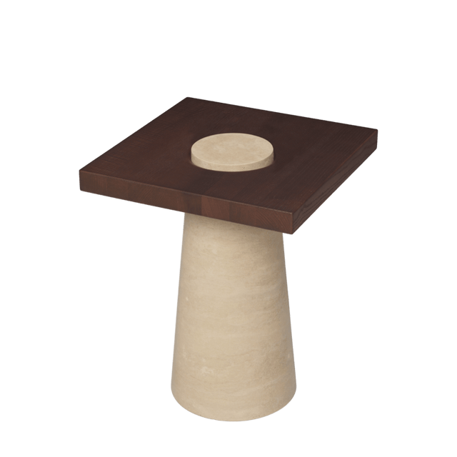 Beistelltisch Grova - Travertine - Ferm Living - DesignWe.Love