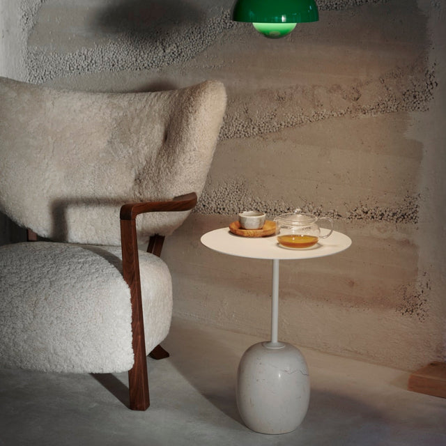 Beistelltisch Lato LN8 rund Ivory/Crema Diva - &Tradition