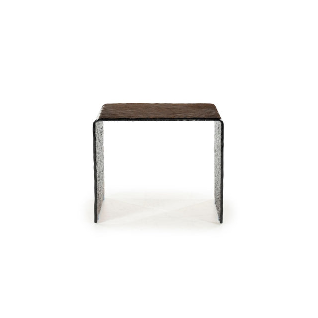 Beistelltisch Ripple Small Braun Glas - By-Boo