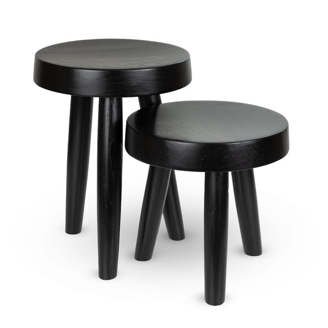 Beistelltisch Set Charles schwarz - Detjer - DesignWe.Love