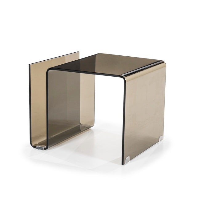 Beistelltisch Shadow Braun Glas - By-Boo