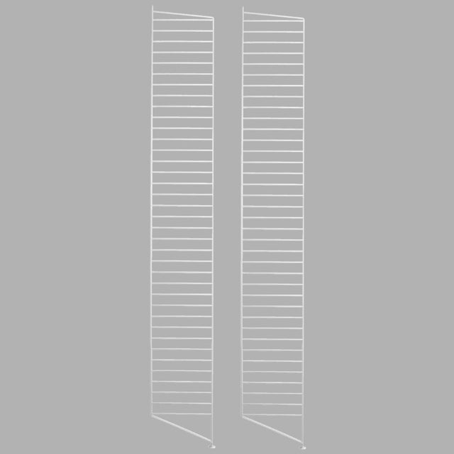 Bodenleiter 2er Set 200x30cm Weiß - Regalsystem - String Furniture - DesignWe.Love