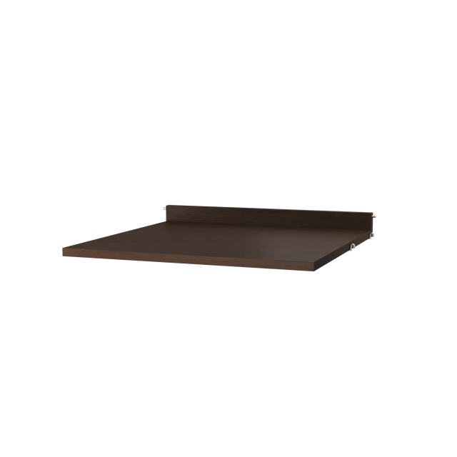 String Schreibtisch 58×58cm Dunkle Eiche – Wandschreibtisch für das String Regal