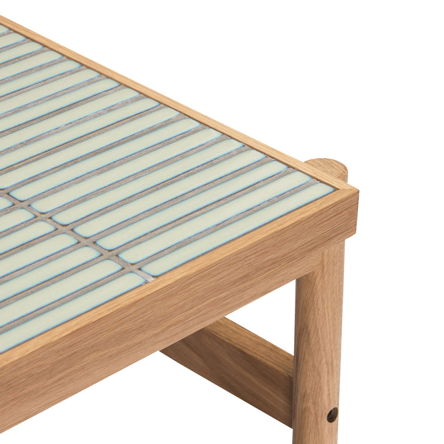 Tile Couchtisch Large 66 x 61 Mint/Naturfarben - Hübsch