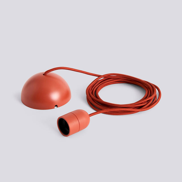 Common Pendant Cord Set Lampenkabel rostrot - HAY