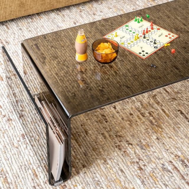 Couchtisch Shadow Braun Glas - By-Boo