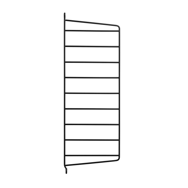 String Wandleiter 50×20cm Schwarz einzeln – Regalleiter String Furniture