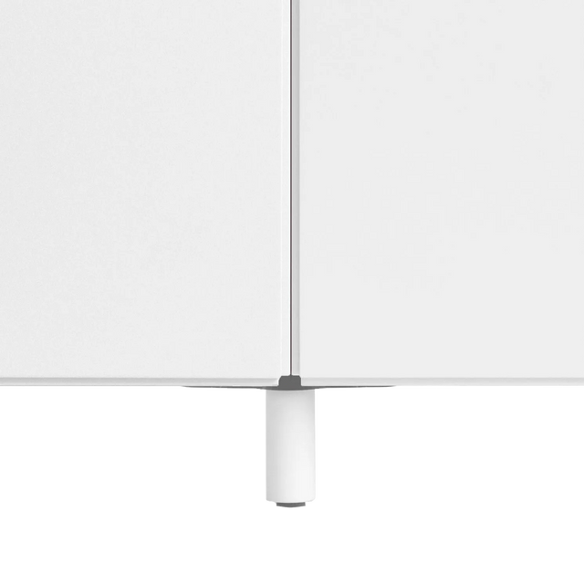 String Relief Verbindungsbeine (2er Set) Weiß – Untergestell für die Relief Kommode