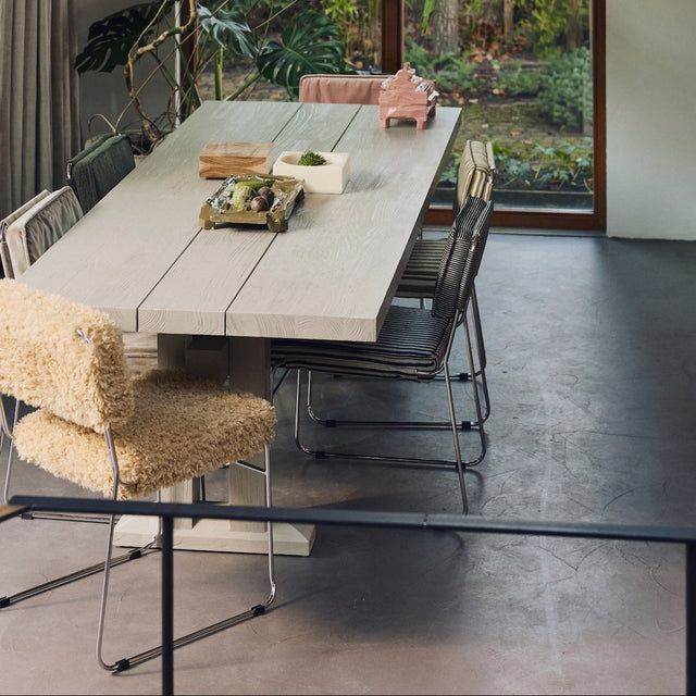 Esszimmerstuhl Endless Dining Chair poodle/golden - HK Living