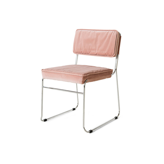 Esszimmerstuhl Endless Dining Chair velvet/lychee pink - HK Living