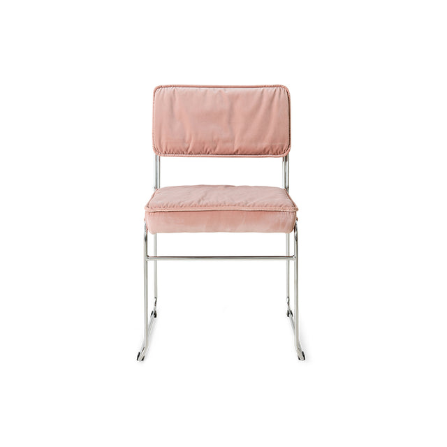 Esszimmerstuhl Endless Dining Chair velvet/lychee pink - HK Living