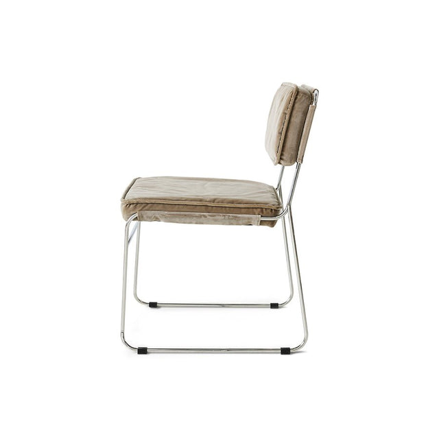 Esszimmerstuhl Endless Dining Chair velvet/dirty chai - HK Living - DesignWe.Love