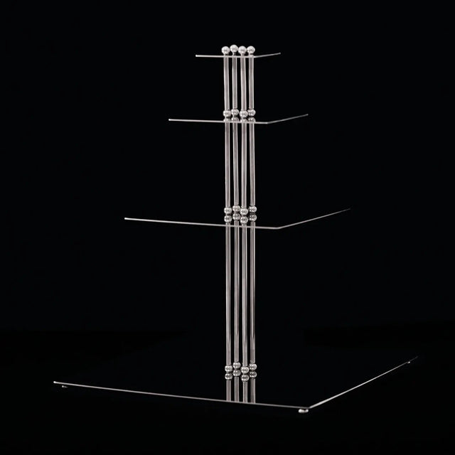 Moodbild Etagere Orbelle Mirror Polished – ferm LIVING, Servierständer aus hochglanzpoliertem Edelstahl