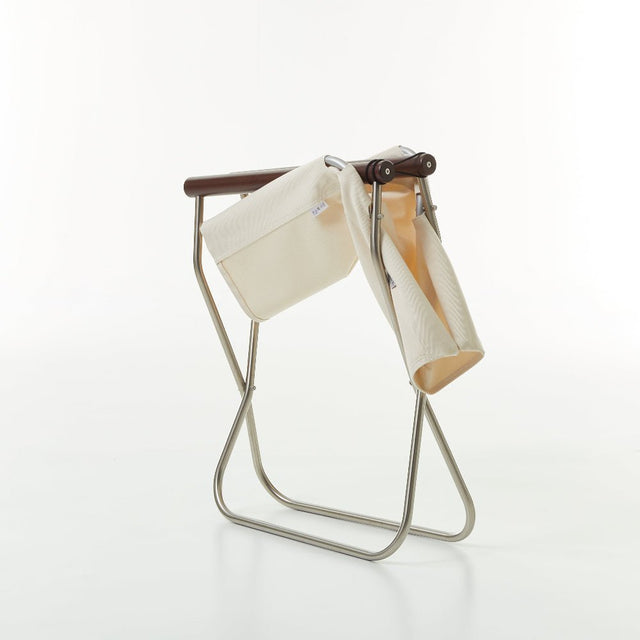 Faltstuhl Nychair X 80 Weiss/Dunkelbraun - Nychair X - DesignWe.Love