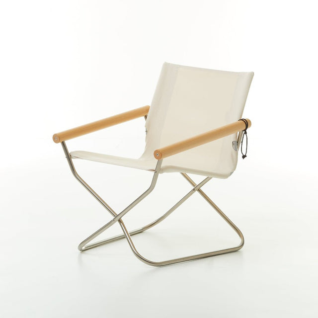 Faltstuhl Nychair X 80 Weiss/Natur - Nychair X - DesignWe.Love
