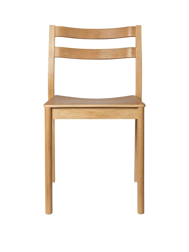 ferm LIVING Boda Esszimmerstuhl Eiche natur – stapelbarer Holzstuhl
