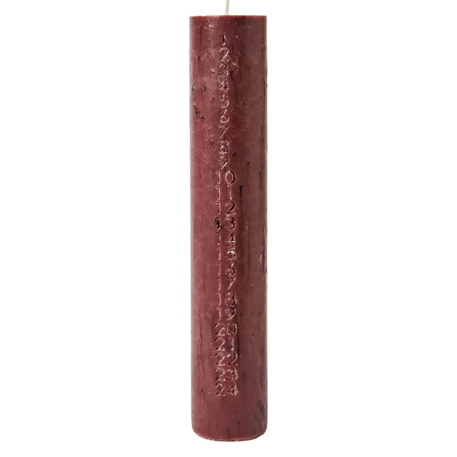 ferm LIVING Mura Adventskerze Dark Grape – Kalenderkerze 1–24