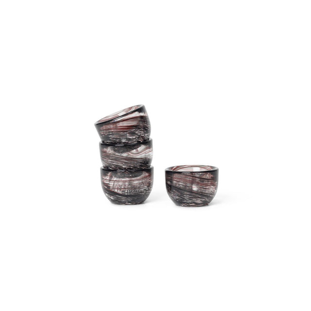 4er Set Eierbecher Tinta Deep Brown - ferm LIVING