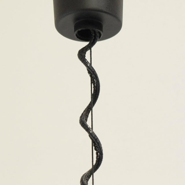 Futuristische Vintage Pendelleuchte aus Metall - Skandinavisches Design der 1980er - DesignWe.Love - DesignWe.Love