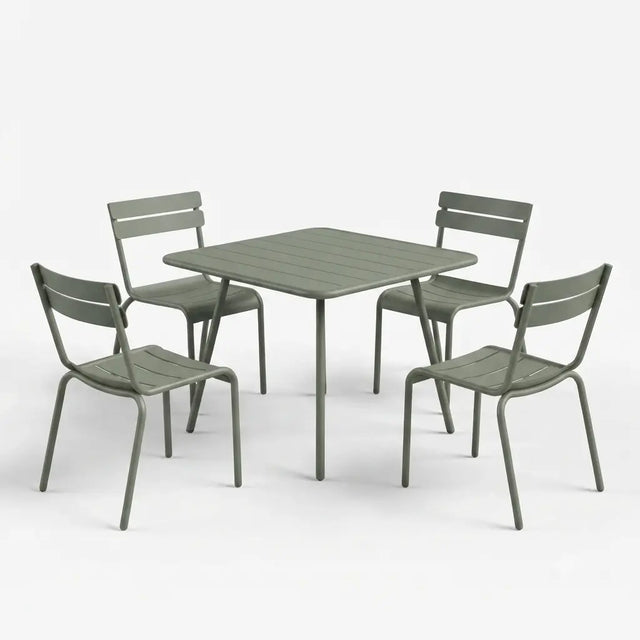 Fermob Luxembourg Gartenmöbelset (Tisch + 4 Stühle)